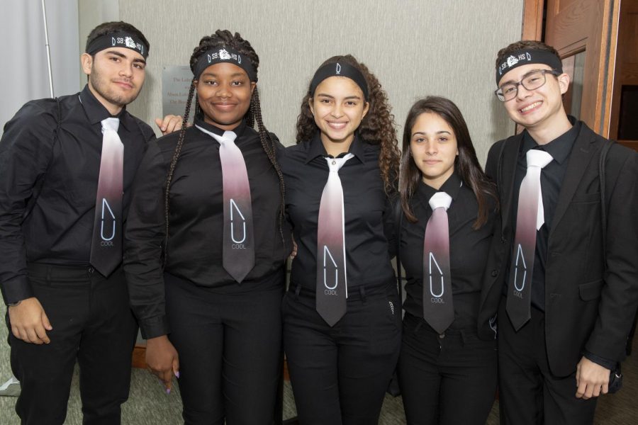 SBHS JA sudents won second place in Broward County JA Fellowship Competition.