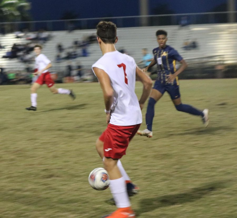 Sophomore, Felipe Lessa, makes his first goal and last goal of the game. 