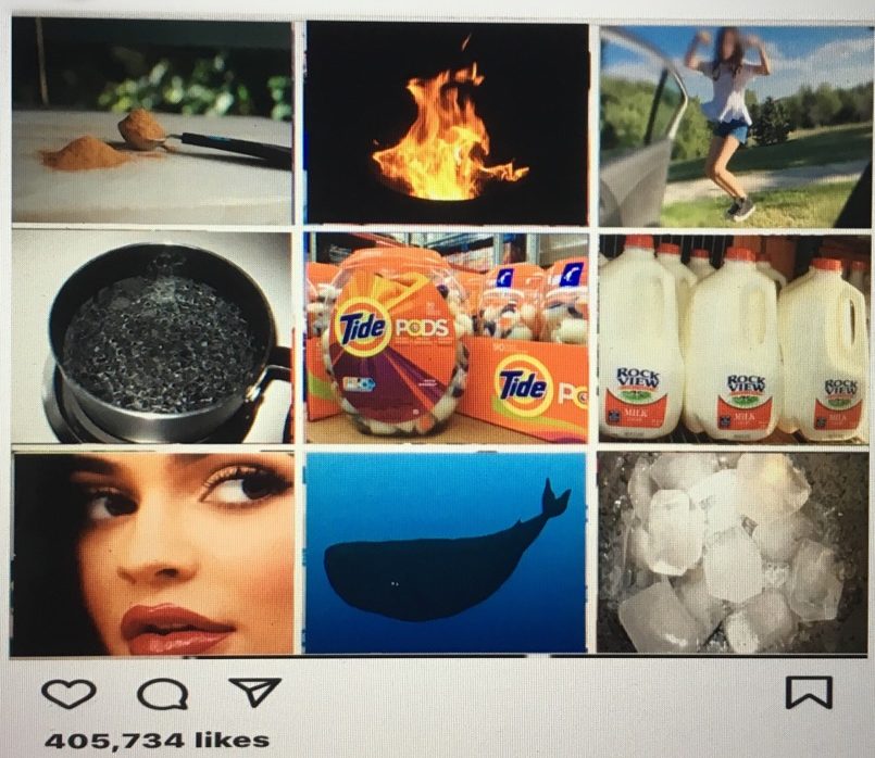 An Instagram feed with dangerous challenges that has received thousands of likes. Photo courtesy of Google under the creative commons license, edit done by Alexandra Realmuto.