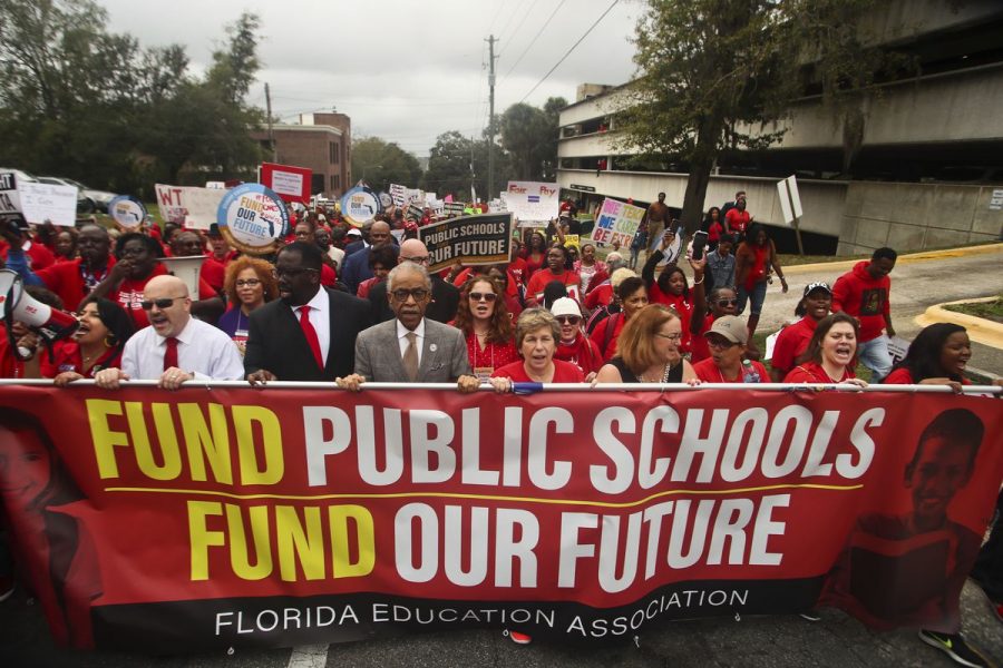 South Florida teachers arrive in Tallahassee to fight for higher pay