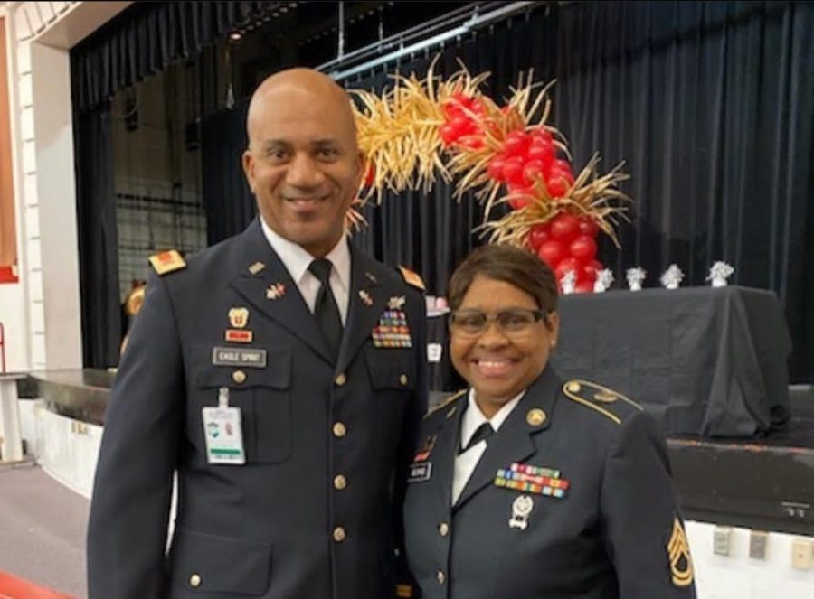 CW3 Eddie Eagle Spirit and SFC Denise George