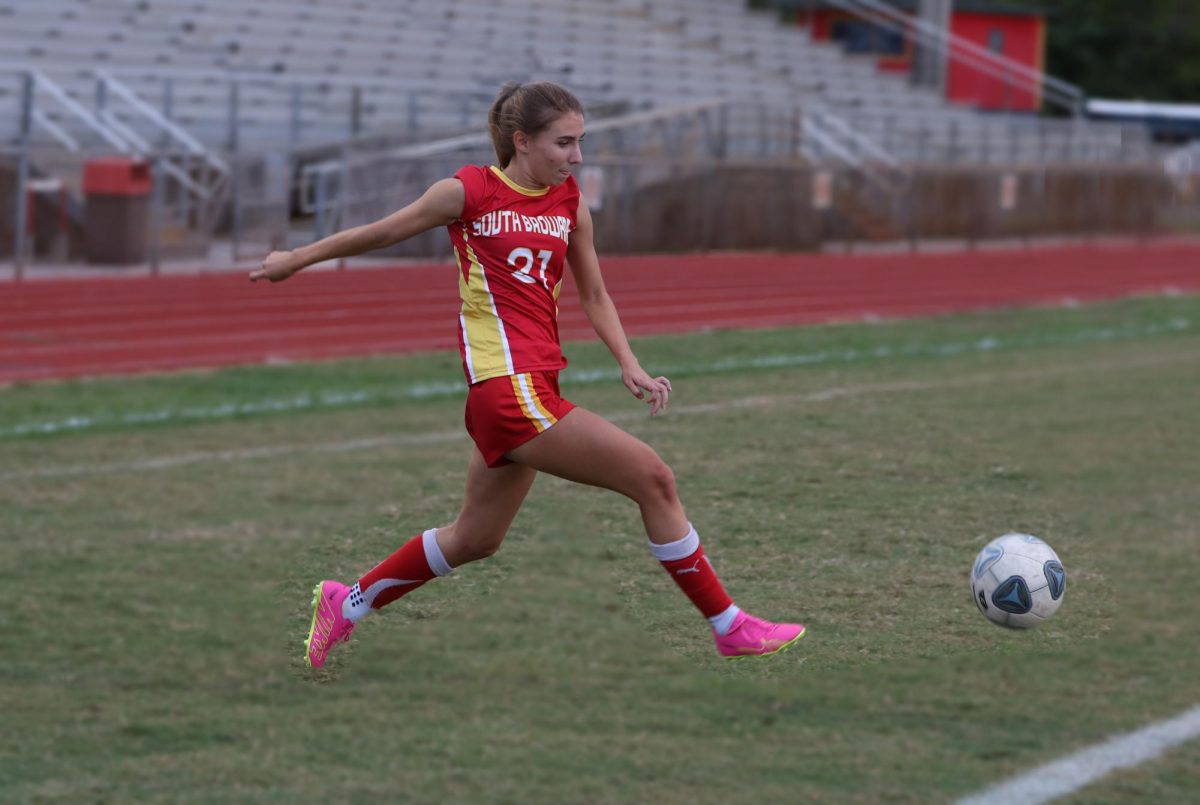 Skylar Blanco about to score for SBHS.