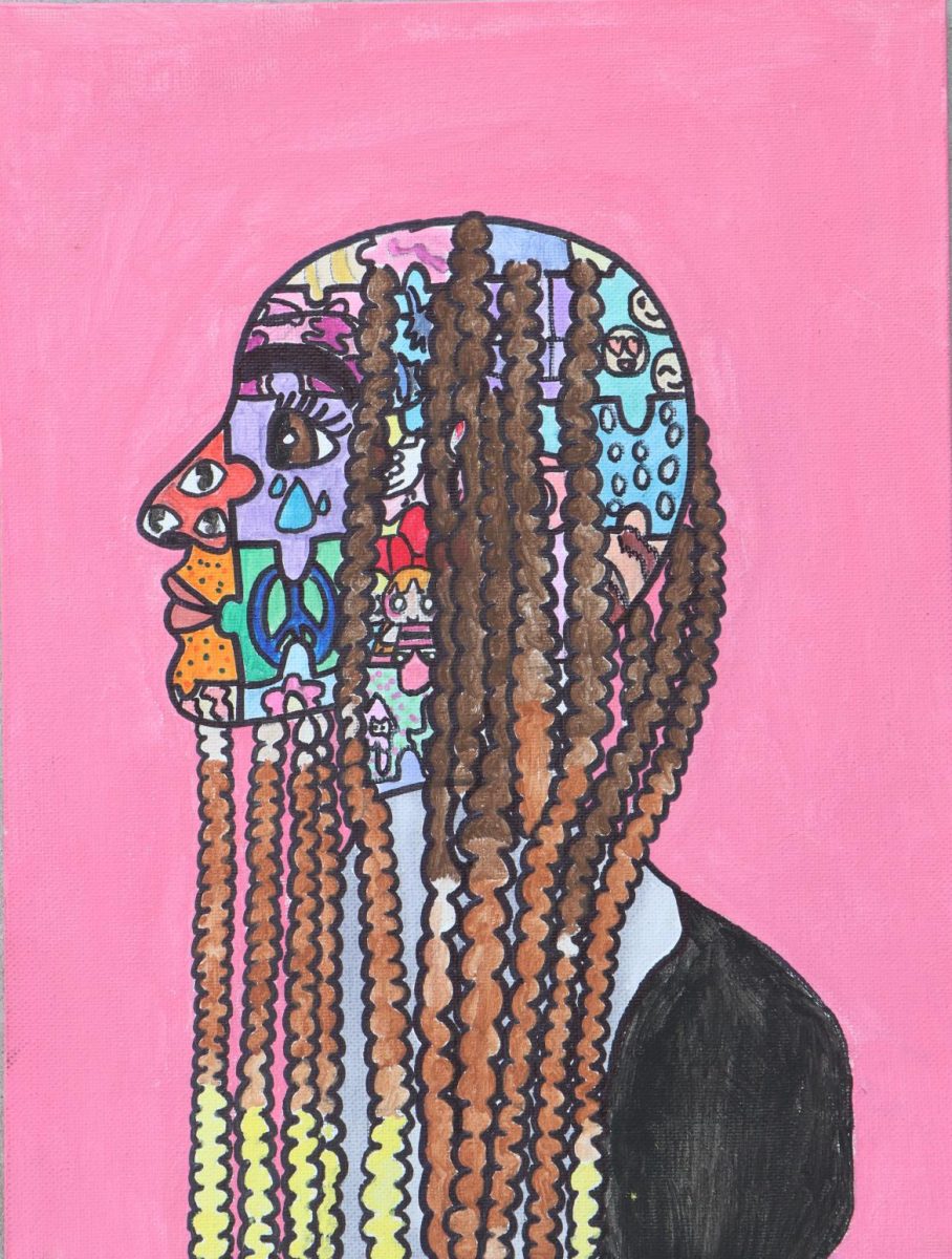 Self portrait of SBHS senior Na'Shia Oliver 